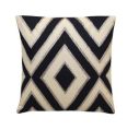 Manual  Embroidered Ikat Cushion Cover