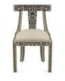 Handcrafted Bone Inlay Chair