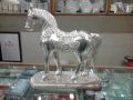 Silver Coated Horse Statue