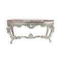 Silver Plated Hand Carved Console Table