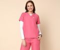 Knya Classic Womens Hot Pink 5-Pocket New Gen Scrubsuit