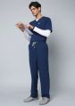 Mens Navy Blue Ecoflex Medical Scrub Suit