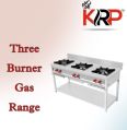 Triple Burner Square Jali Gas Range