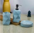 Diamond Shaped Ceramic Bathroom Set