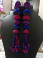 Mastani Jewellery Multicolour handmade silk thread earrings