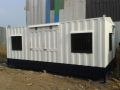 Mild Steel Paint Coated Rectangular Blue White As Per Customer Choice ms portable office cabin