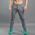 Cotton Grey Plain mens gym track pants