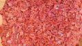 Flakes red hot washed pet bottle flake