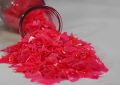 Flakes red unwashed pet bottle flake