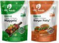 PFC Foods plant based classic chicken burger patty chicken nuggets combo