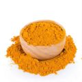 Yellow turmeric powder
