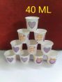 Multicolor 40ml printed paper cup