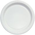 Non Polished White plain round paper plate