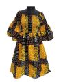 AFRICAN PRINT WOMAN DRESS
