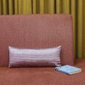 Silver Fusion Textured Long Cushion Cover
