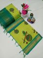 Multicolor premium quality kalyani wax printed cotton sarees
