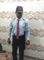 Cotton Sky Blue & Black KNR cheap security uniforms