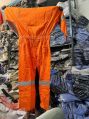 KNR Full Sleeves Cotton Orange plain industrial worker uniform