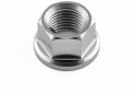 Stainless Steel Shiny Silver Hex Head Flange Nut