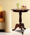 Antique Wooden Round End Table