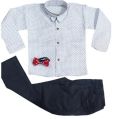Multicolor Full Sleeve LITTLE FIRST 5pc boys baba suits