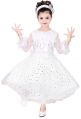 Girls Net White Frock