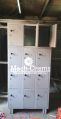 Mild Steel 12 door industrial storage locker