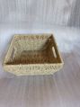 Square Seagrass Basket with Handle