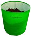 Green 12x12 inch hdpe round grow bag
