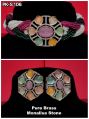 Pure Brass Monalisa Beads Choker Set