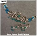 Real Kundan Pure Brass Choker Set