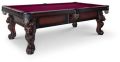 Natural Wooden Solid Wood Rectangular Brown New Polished Black Brown JBS 8x4 ft antique pool table