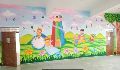 educational wall painting for play school