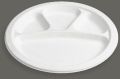 12 Inch 4 CP Round Bagasse Plate