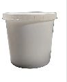 1250ml White Round Plastic Container