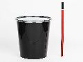 750ml Tall Black Plastic Container