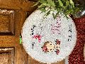 Birthday embroidery hoop