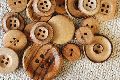 Real Wood Buttons