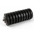 Rubber Black New Polished impact conveyor roller