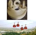 cast nylon Round natural Smooth Surface Goodlon Motorized 120.-180 6000 / MINUTES NATURAL GREY Cast Nylon wire rope pulley