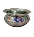 Silver Polished tejas stainless steel handi