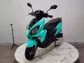 Black Green Electric Motor Scooter