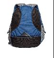 Nylon Blue Casual Backpack