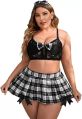 sk1 black baby doll dress