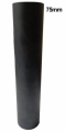 Black Cylindrical 75mm graphite crucible