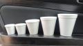 35ml to 250ml Foam (bio foam) cups