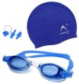 Swimming Cap Goggles & Ear Plugs Set