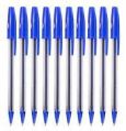 Blue plastic ball pen