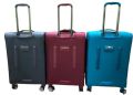 Polyester Multicolor Plain luggage trolley bag
