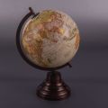 8 Inch Aluminium Round Metal World Map Globe